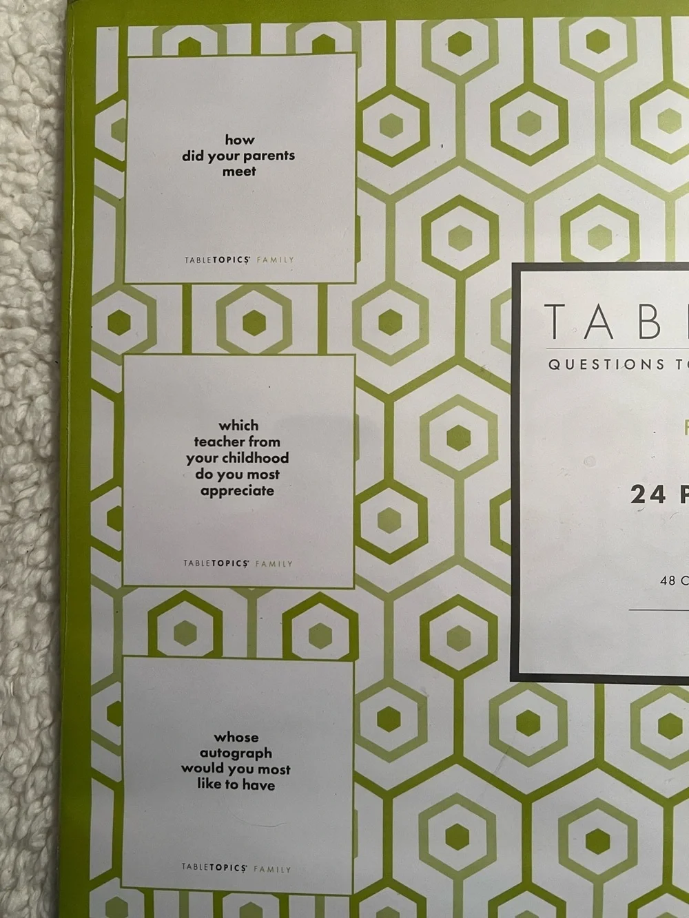 TableTopics about this